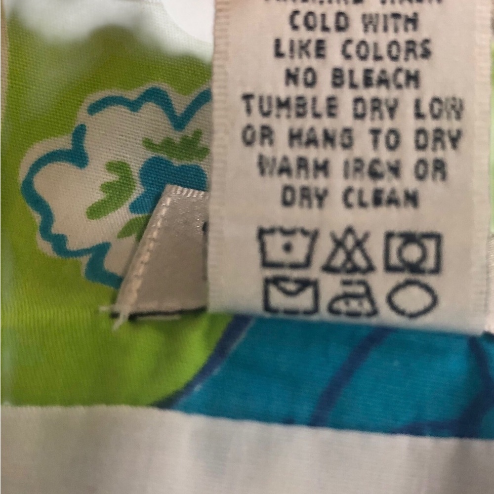 Lilly Pulitzer VTG skirt snail escargot print Lilly White Label cotton lined - Picture 5 of 9